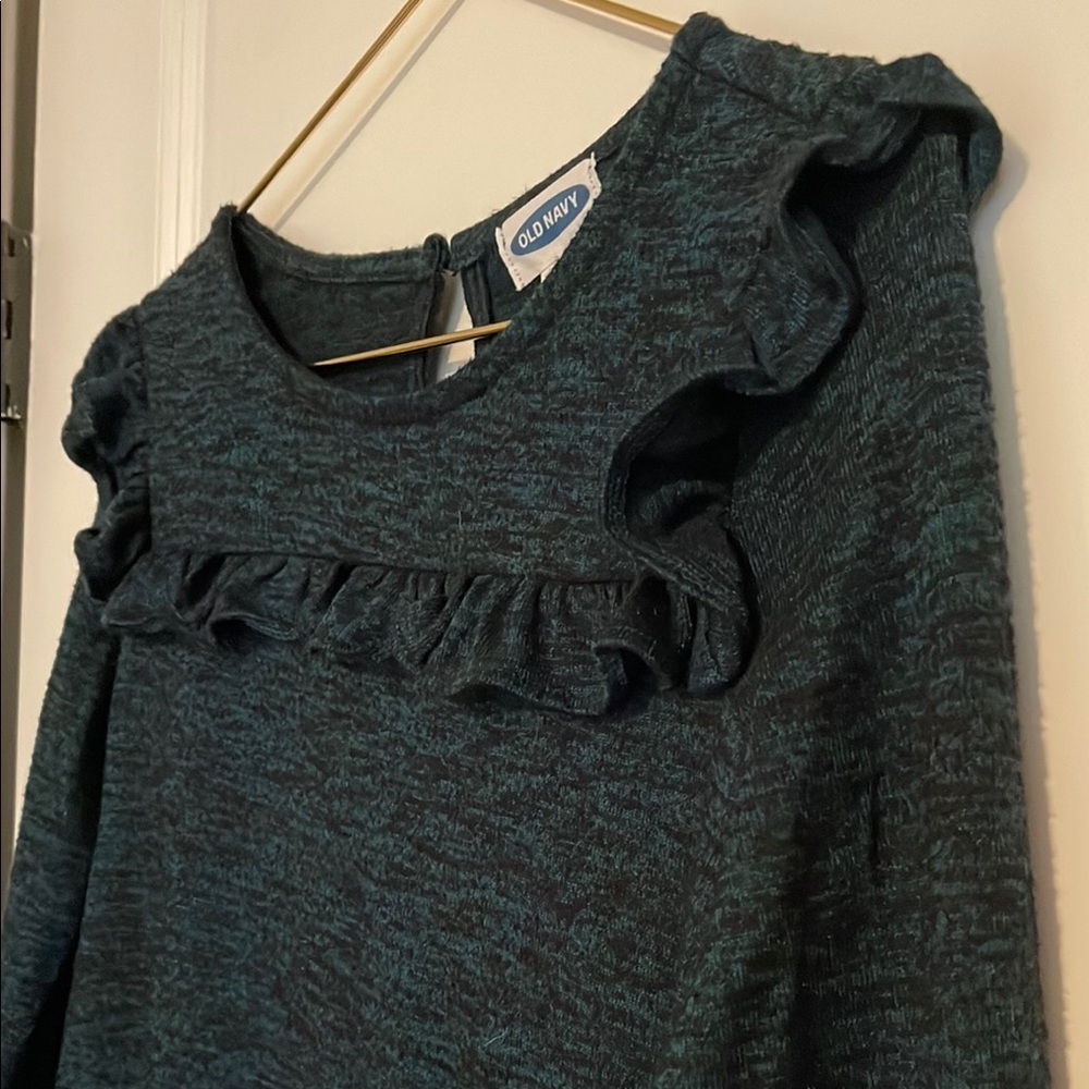Old Navy Ruffle Green Top - Picture 3 of 4
